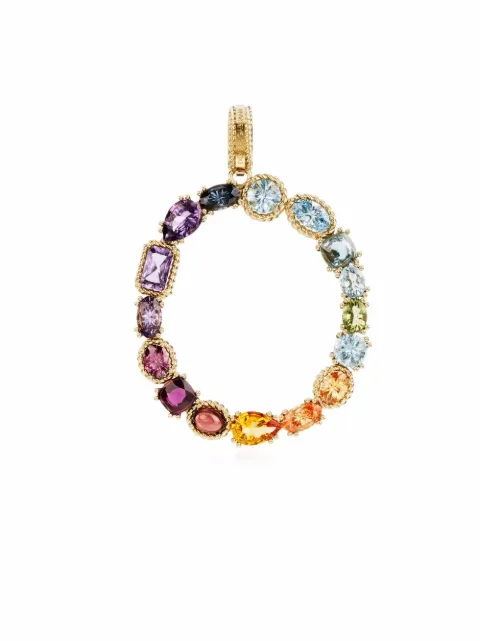 Dolce & Gabbana 18kt yellow gold O letter pendant