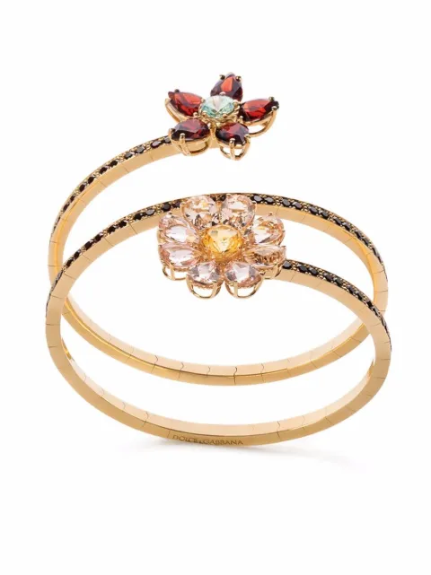 Dolce & Gabbana pulsera Spring en oro amarillo de 18kt con rodolita, granate, morganita, circón y citrino