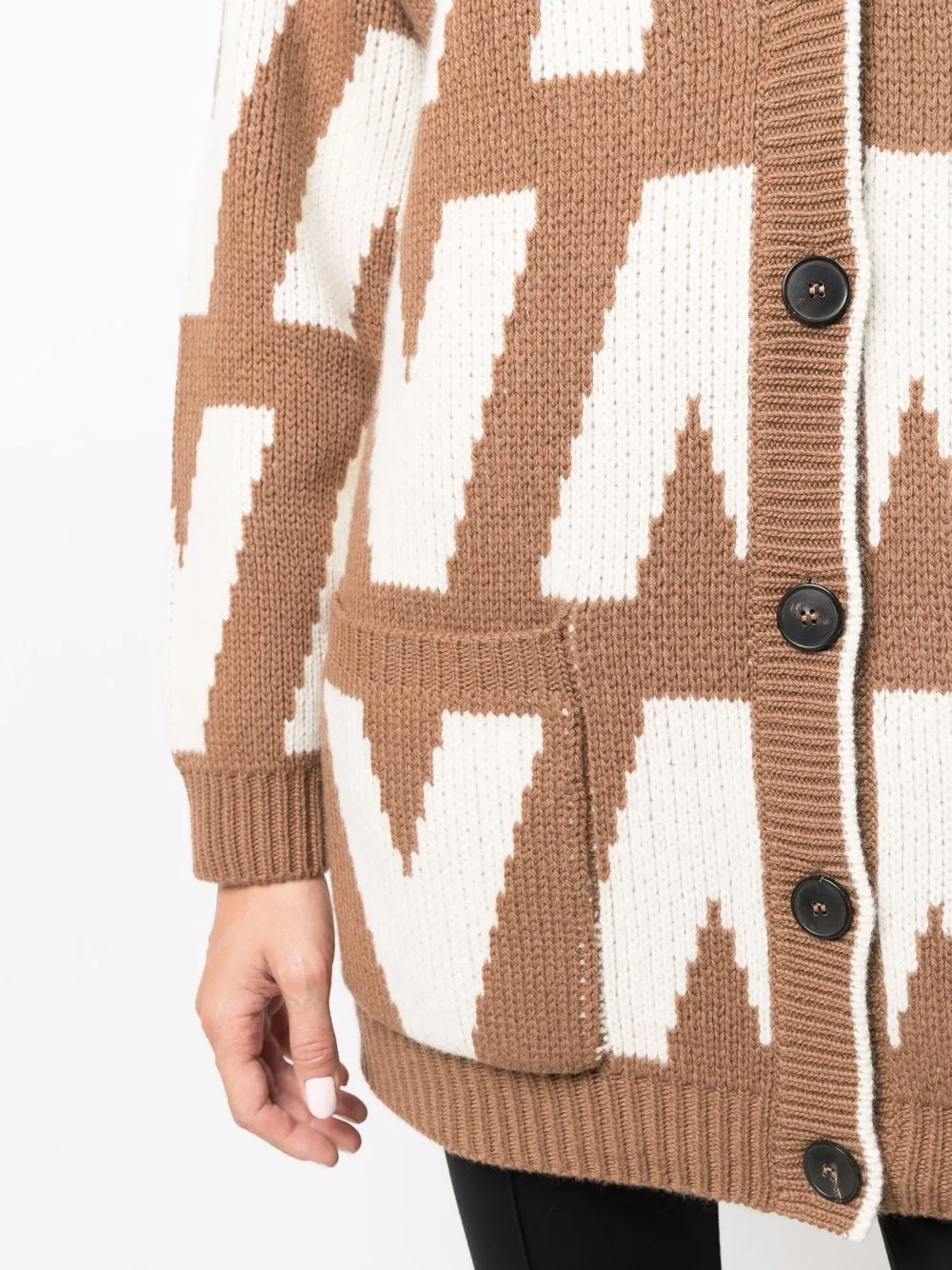 Valentino Garavani Wollen vest Bruin