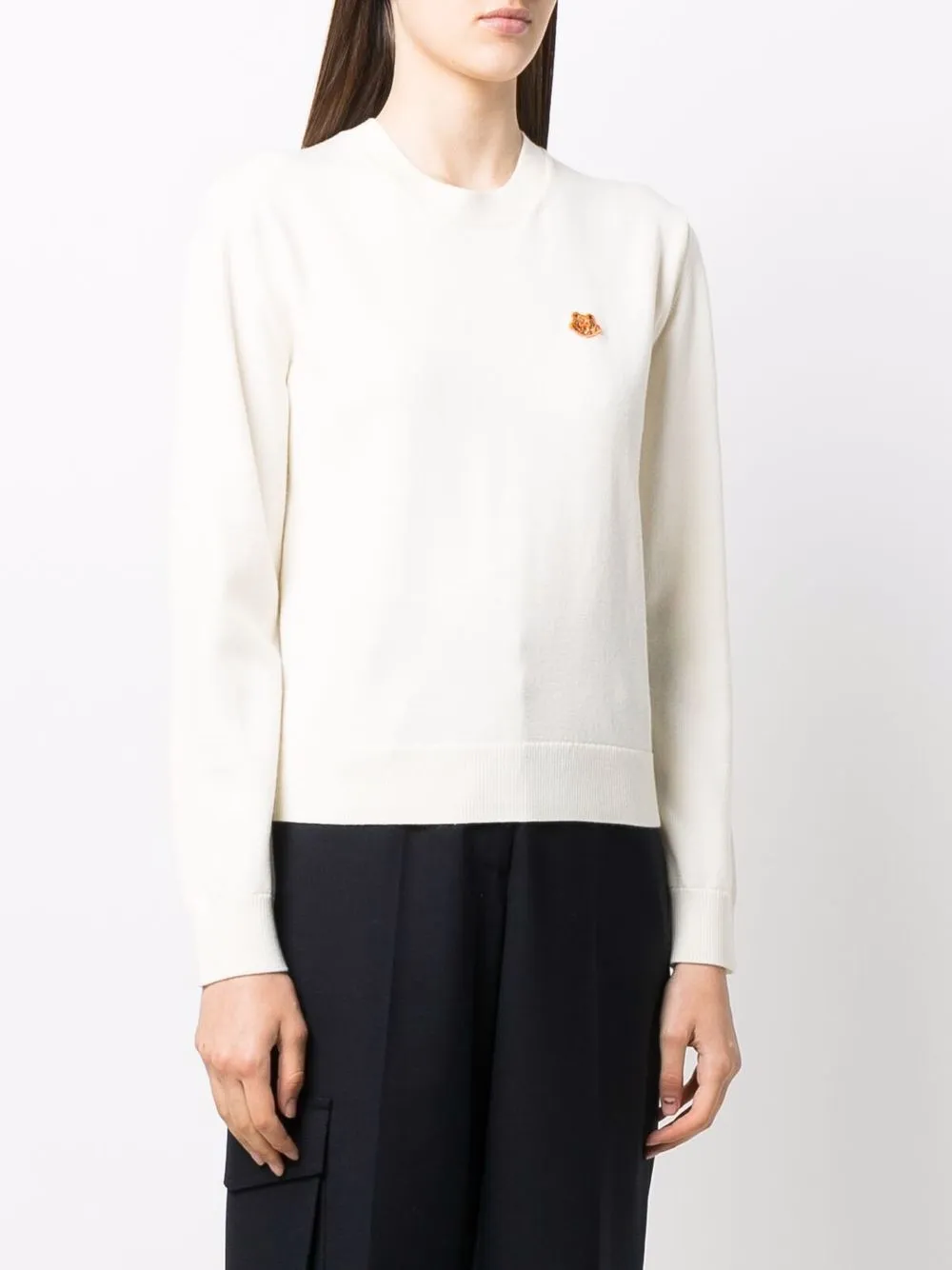 фото Kenzo tiger patch wool jumper