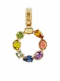 Dolce & Gabbana Rainbow Alphabet O 18kt yellow gold multi-stone pendant