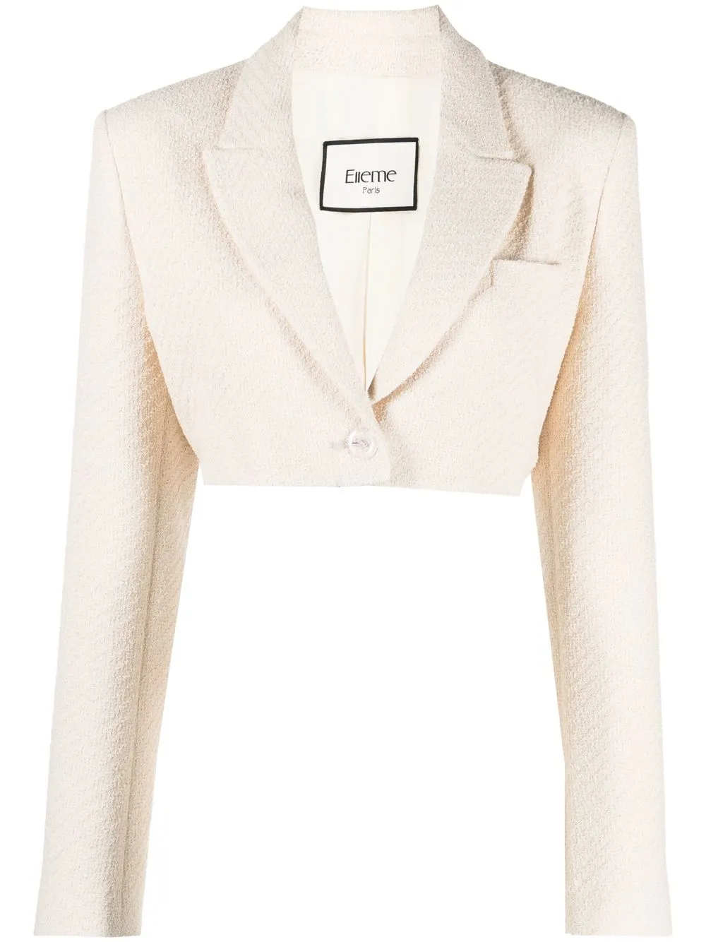 

Elleme tweed cropped blazer - Neutrals