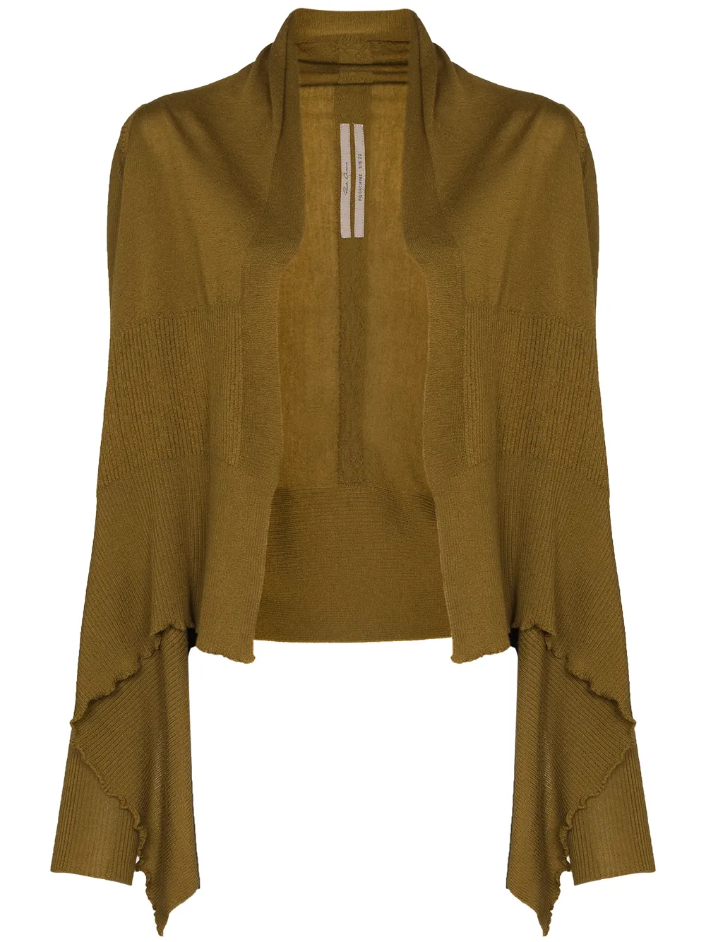 

Rick Owens cárdigan drapeado de cachemira - Verde