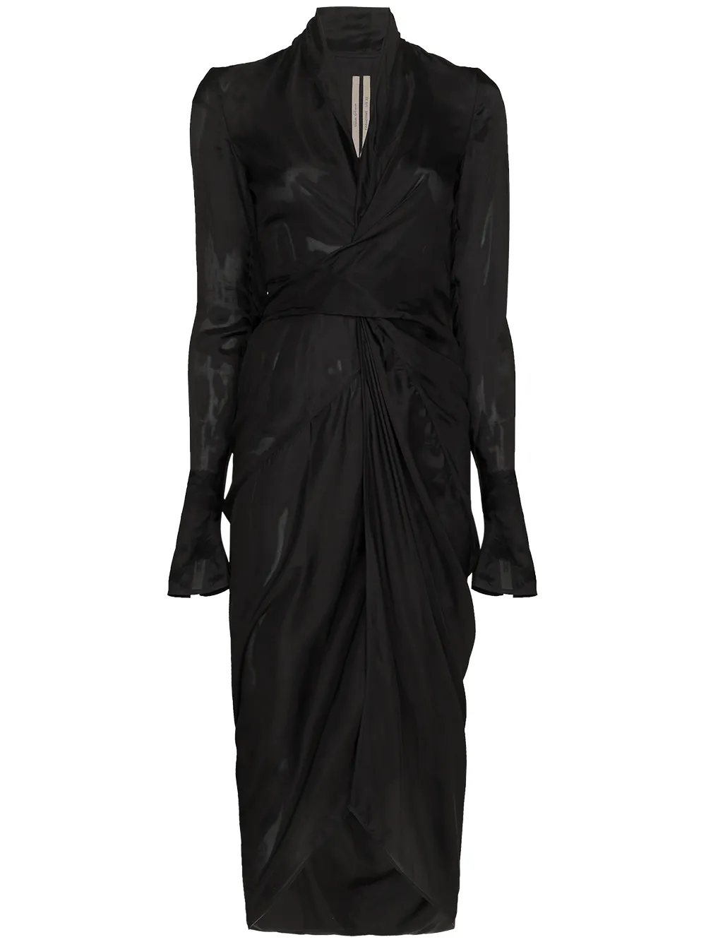 

Rick Owens V-neck midi dress - Black