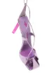 The Attico Adele 75mm snakeskin-effect sandals