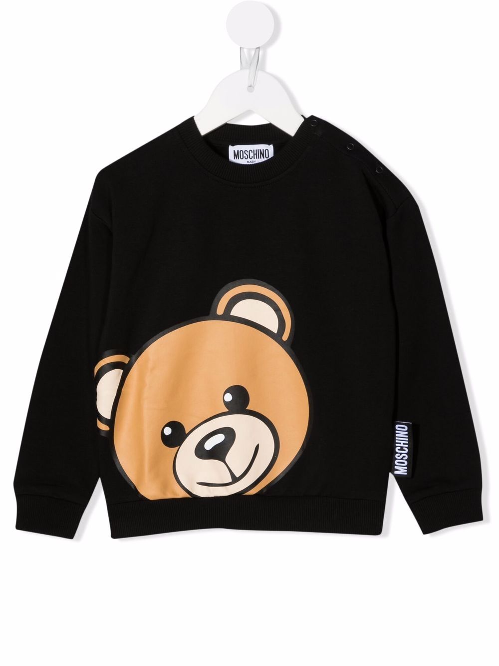 фото Moschino kids толстовка с принтом teddy bear