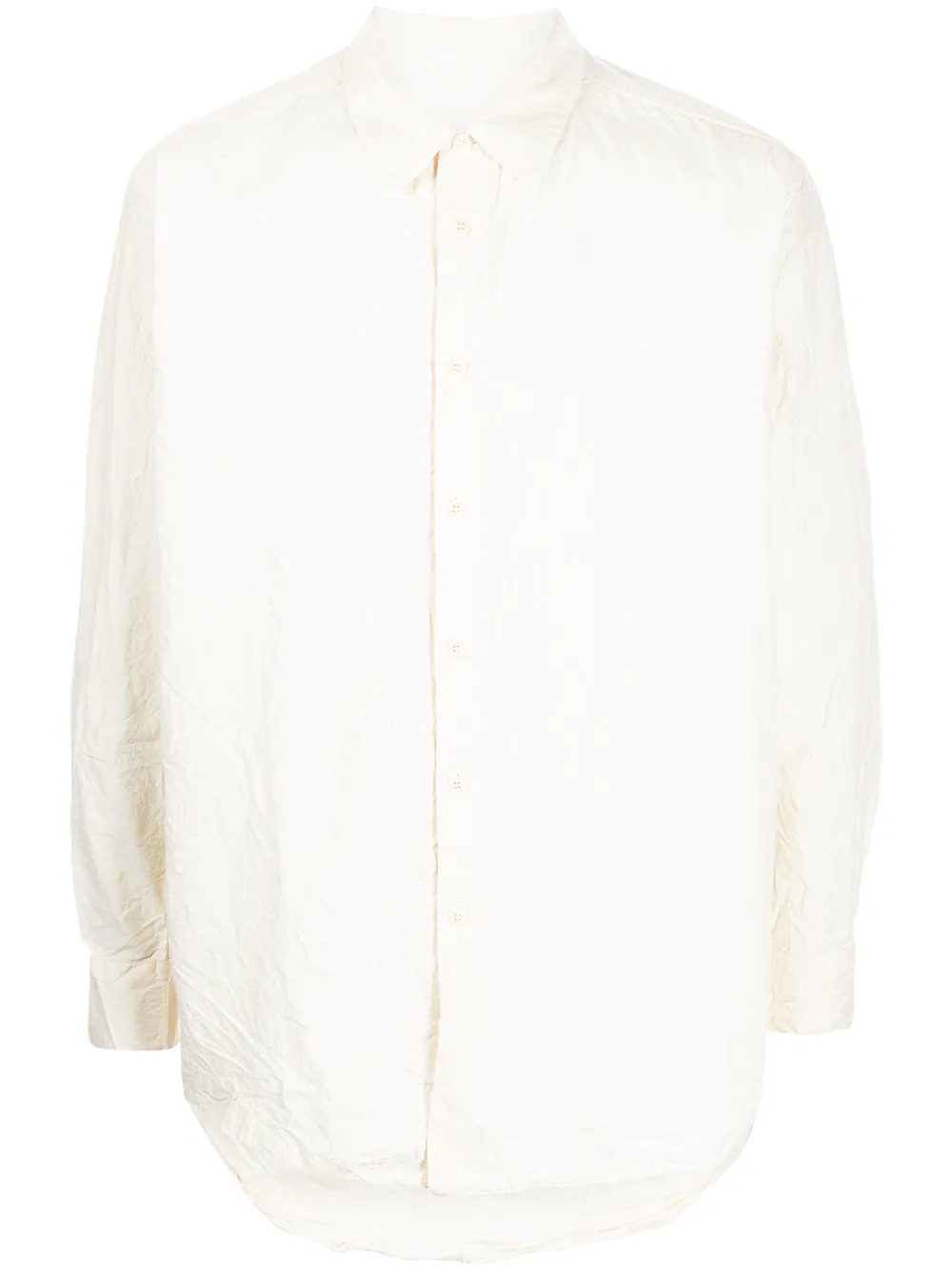 Shop Casey Casey Fabiano long-sleeve cotton shirt with Express