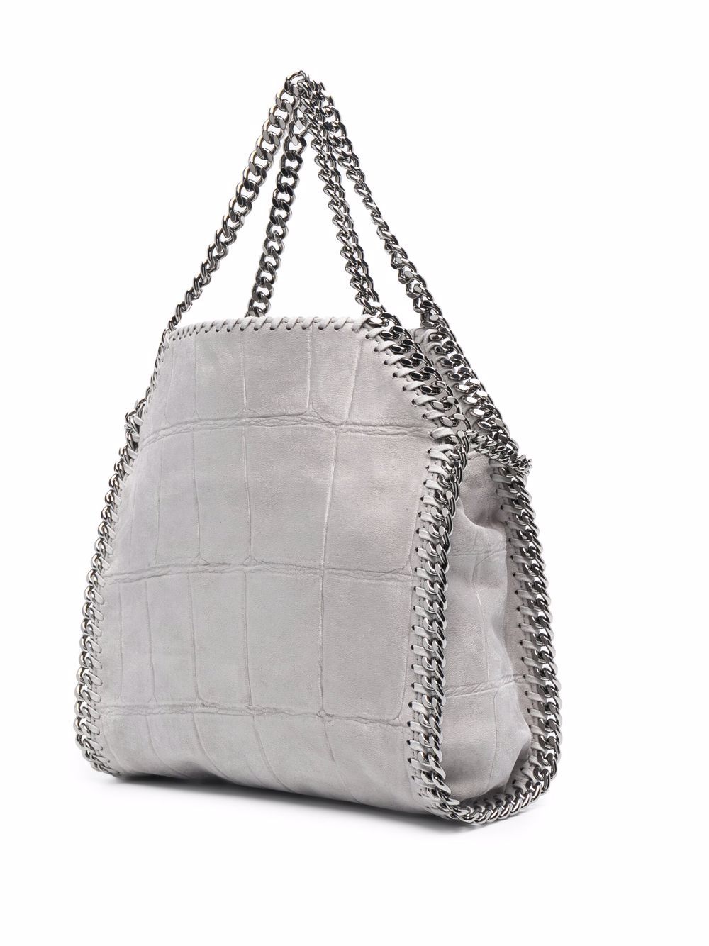 фото Stella mccartney маленькая сумка falabella с тиснением под крокодила