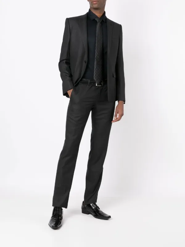 Emporio Armani ロングスリーブ シャツ | ブルー | FARFETCH JP
