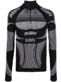 MISBHV high-collar fitted top - Black