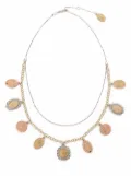 Dolce & Gabbana 18kt gold Sicily medallion sapphire necklace