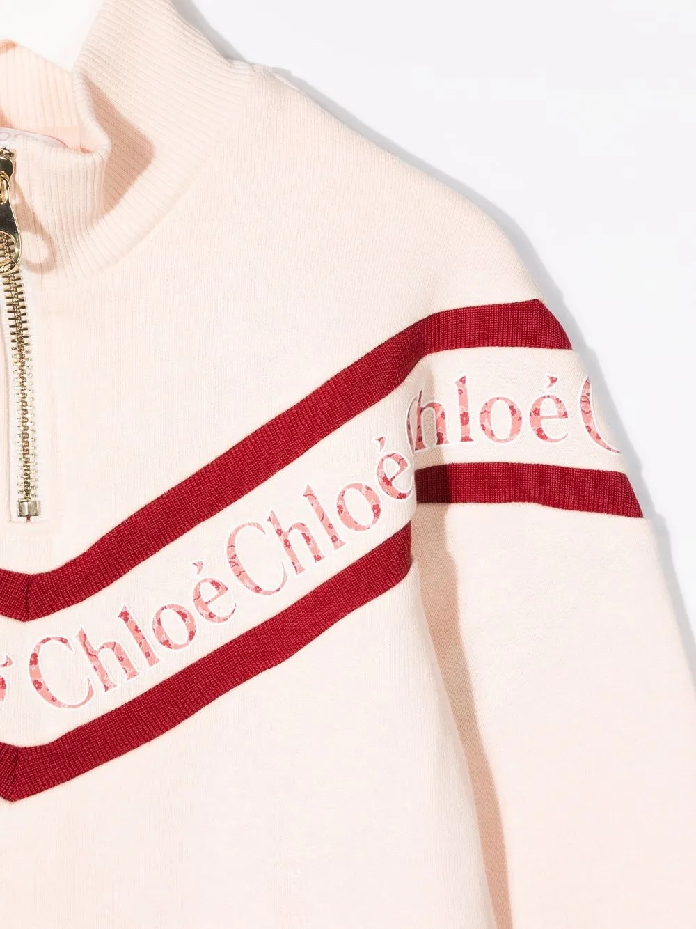 фото Chloé kids пуловер с логотипом