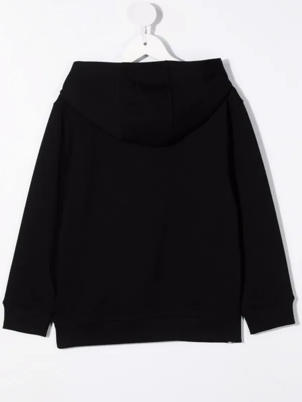 Givenchy Kids logo print Hoodie Black FARFETCH KW