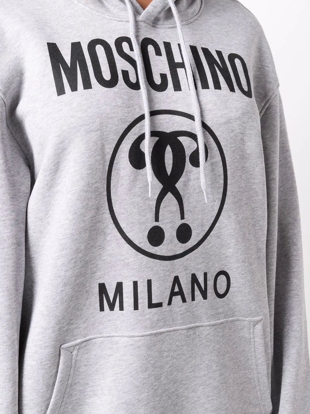 фото Moschino худи с принтом double question mark