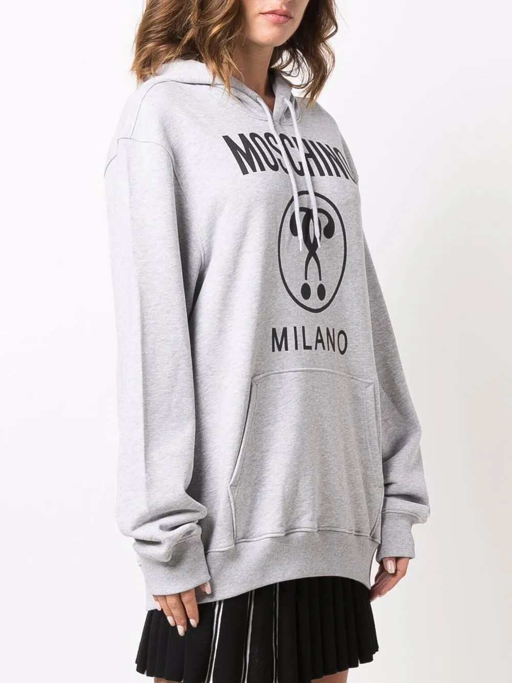 фото Moschino худи с принтом double question mark