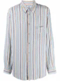 Missoni Pre-Owned 1990s striped chevron-print shirt - Blue