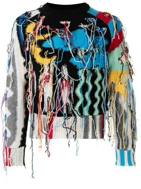 Charles Jeffrey Loverboy Guddle Tassel jumper