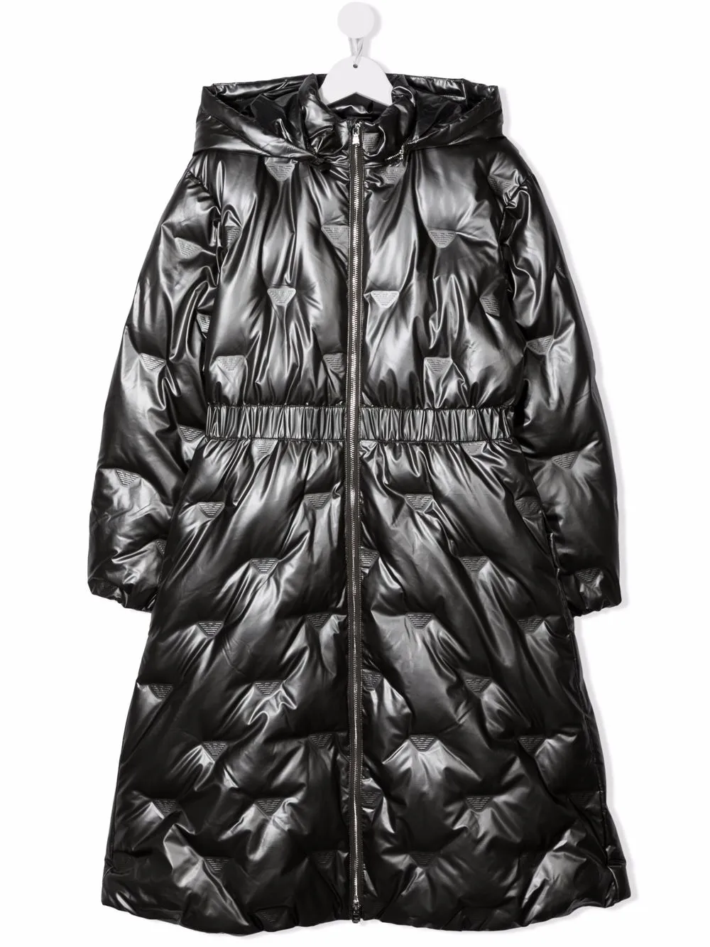 фото Emporio armani kids пуховик с тисненым логотипом