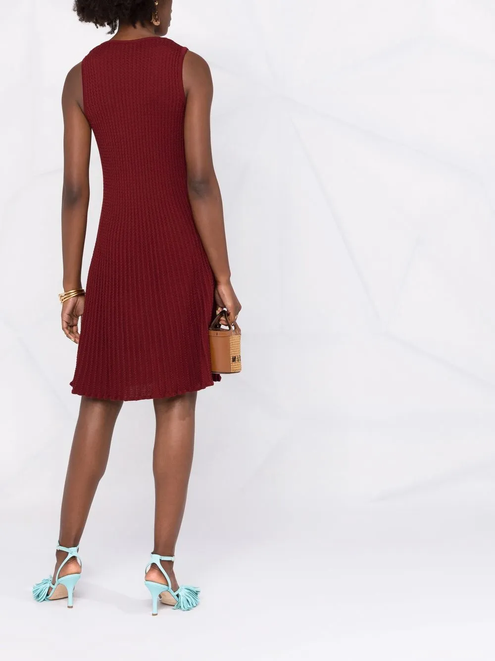 Missoni Knitted Pleated Dress Farfetch