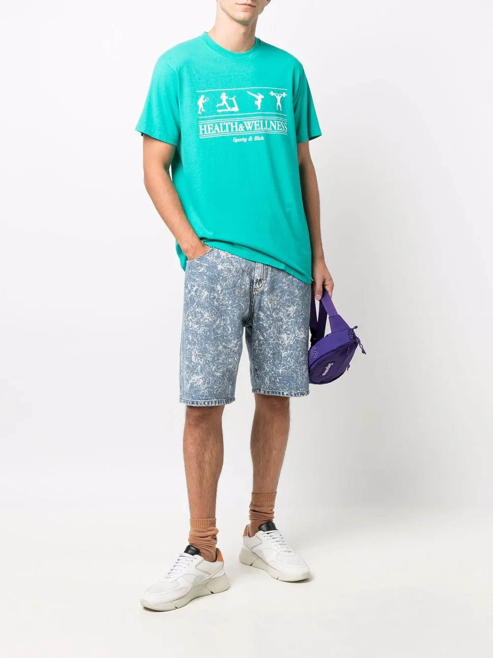 фото Sporty & rich футболка с принтом