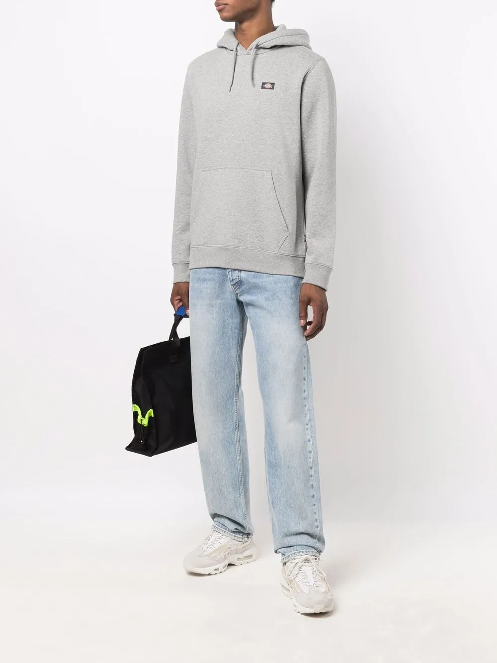 DICKIES logo-patch long-sleeve hoodie | Hoodies | Image 2