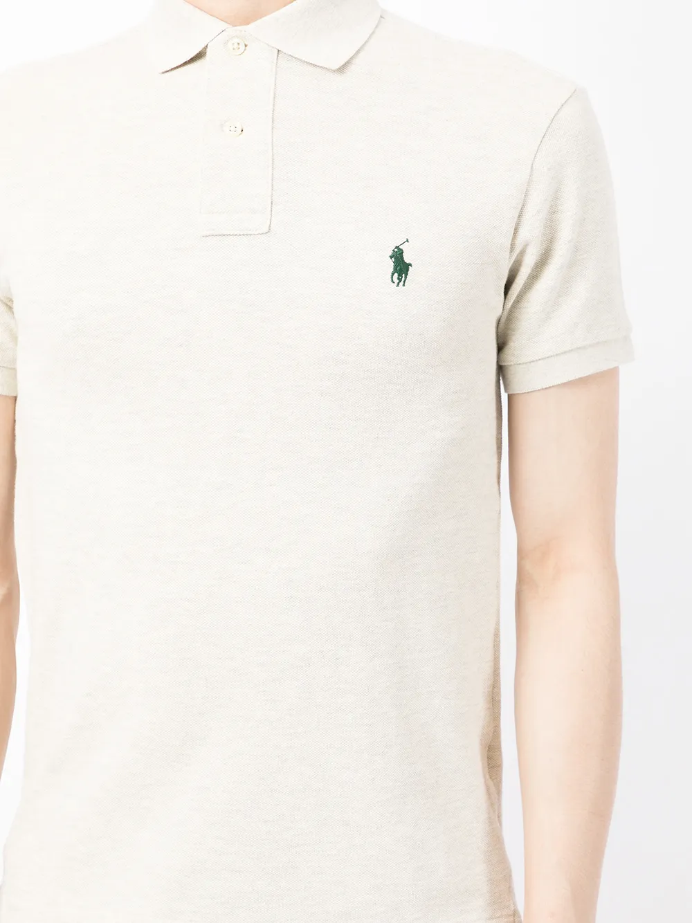 фото Polo ralph lauren рубашка поло с вышитым логотипом