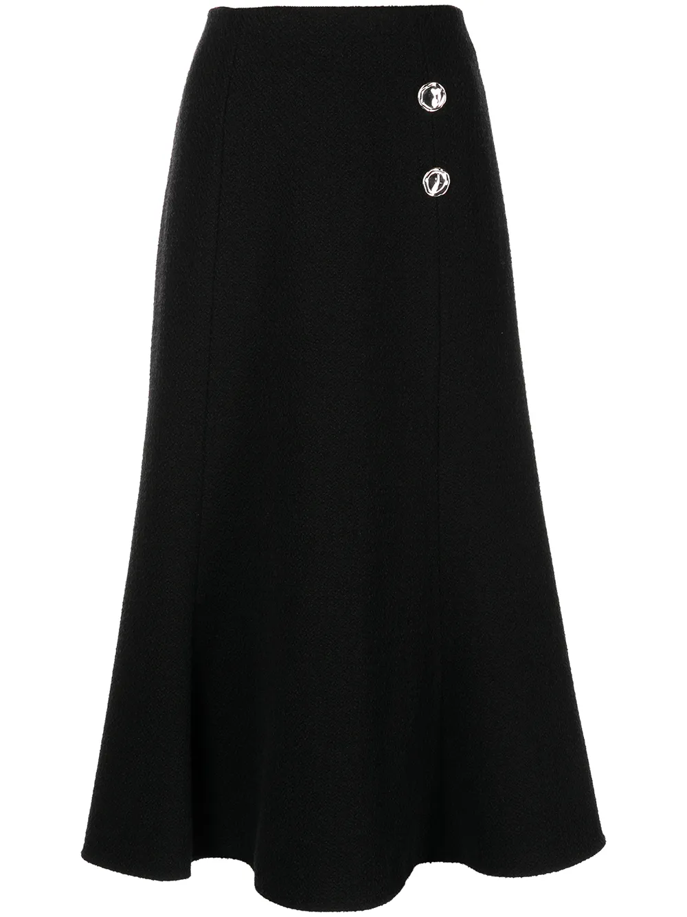 

Jason Wu falda texturizada - Negro