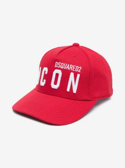 DSQUARED2 KIDS logo embroidered cap