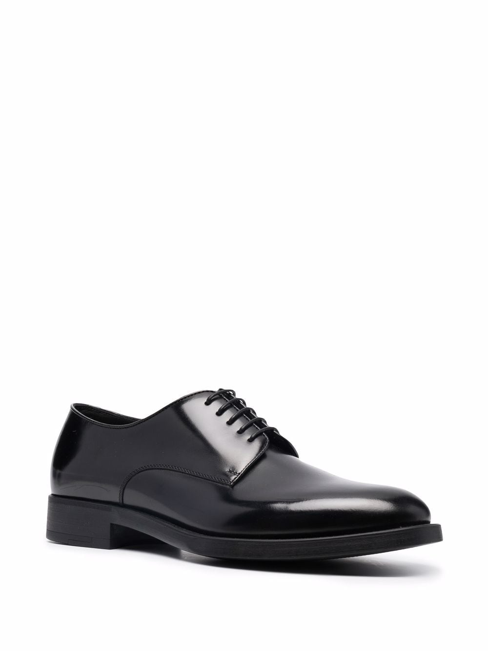 Shop Giorgio Armani Lace-up Oxford Shoes In Schwarz