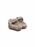 Mou Kids Eskimo shearling boots - Brown