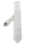 Emporio Armani classic silk tie - Silver