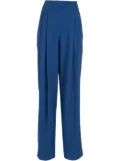 Emporio Armani tapered-leg trousers - Blue