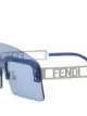 Fendi Technicolour shield sunglasses