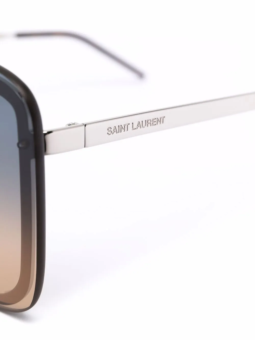  Saint Laurent Eyewear Occhiali Da Sole Sl364 Mask - Argento 