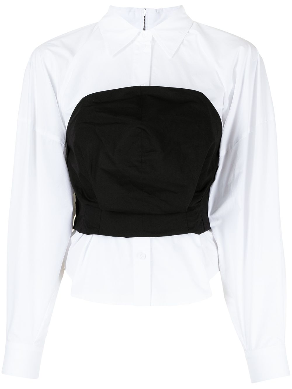 PushBUTTON Gelaagde blouse Wit