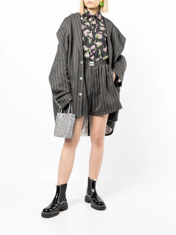 Natasha Zinko ピンストライプ ショートパンツ 通販 - FARFETCH