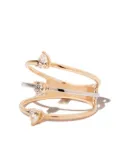 Delfina Delettrez 18kt yellow gold Two In One diamond ring
