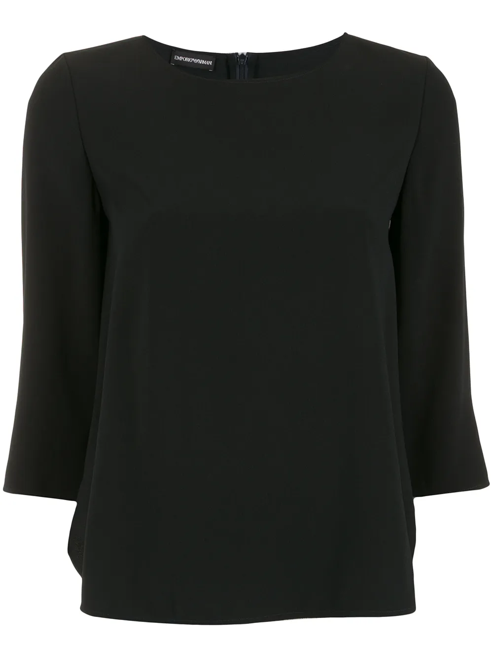 

Emporio Armani plain blouse - Negro