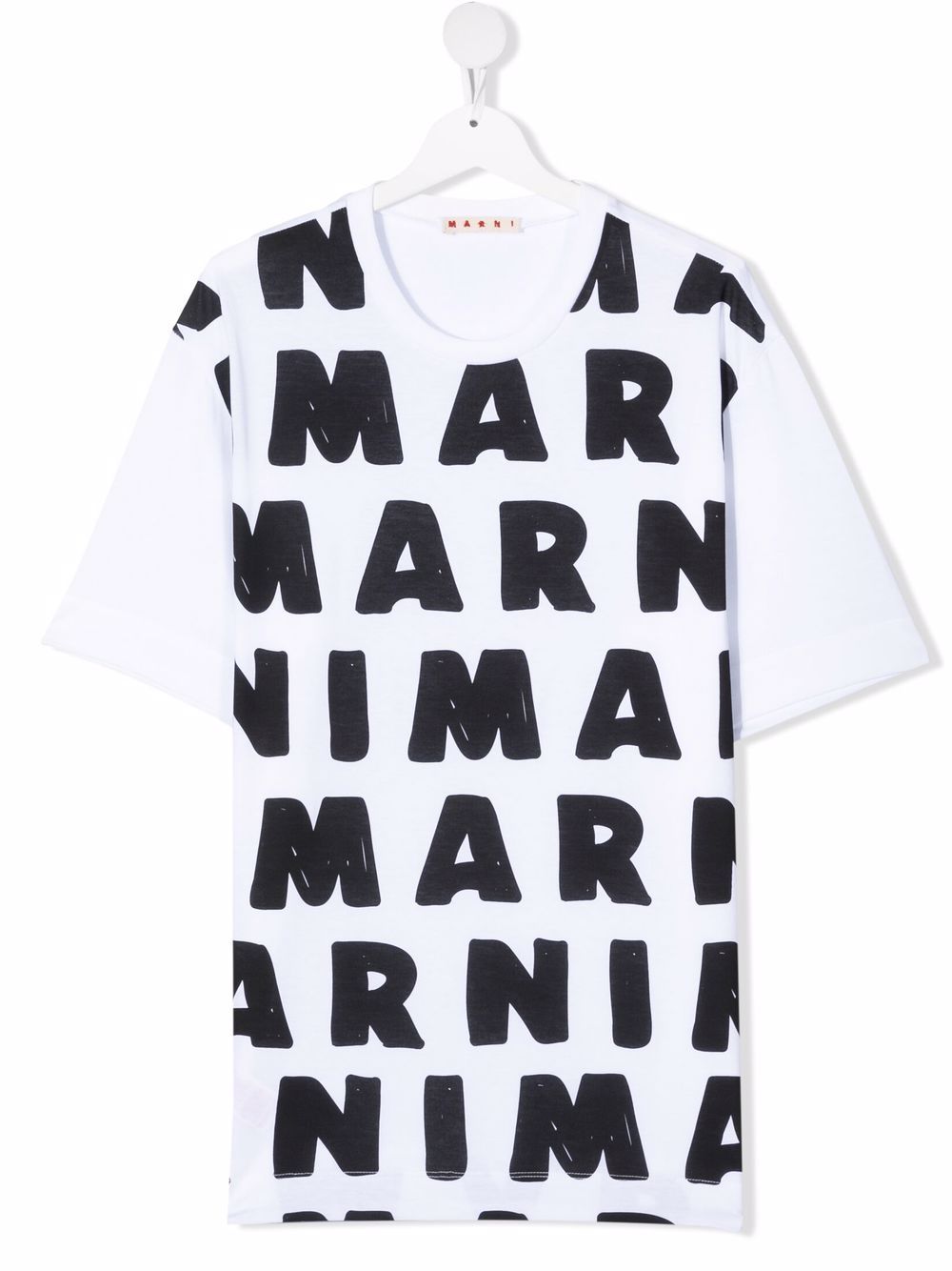 фото Marni kids футболка с логотипом