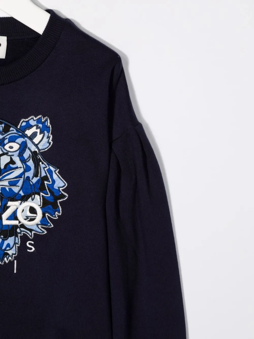 фото Kenzo kids толстовка с вышивкой tiger