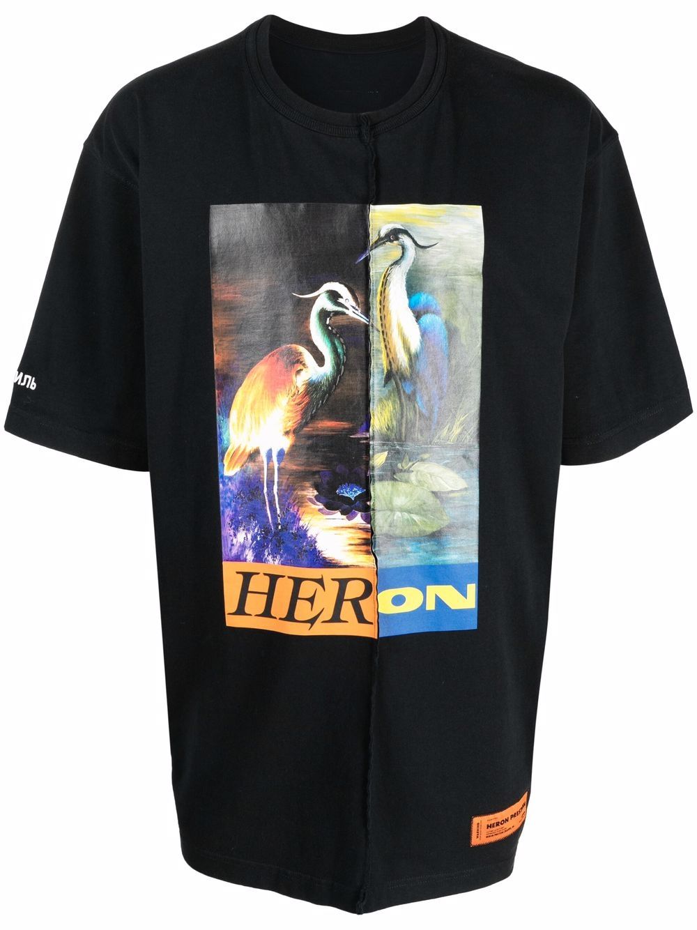 Image 1 of Heron Preston Split Light Herons T-shirt