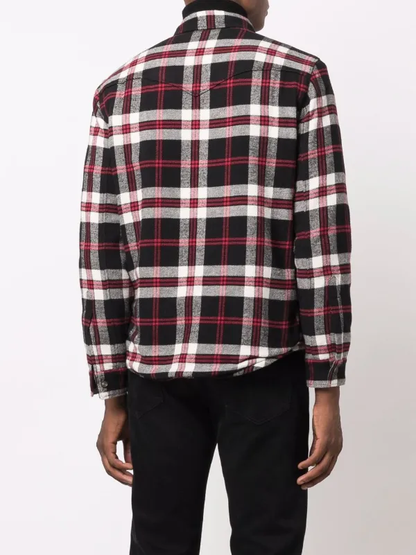 western faux shearling jacket