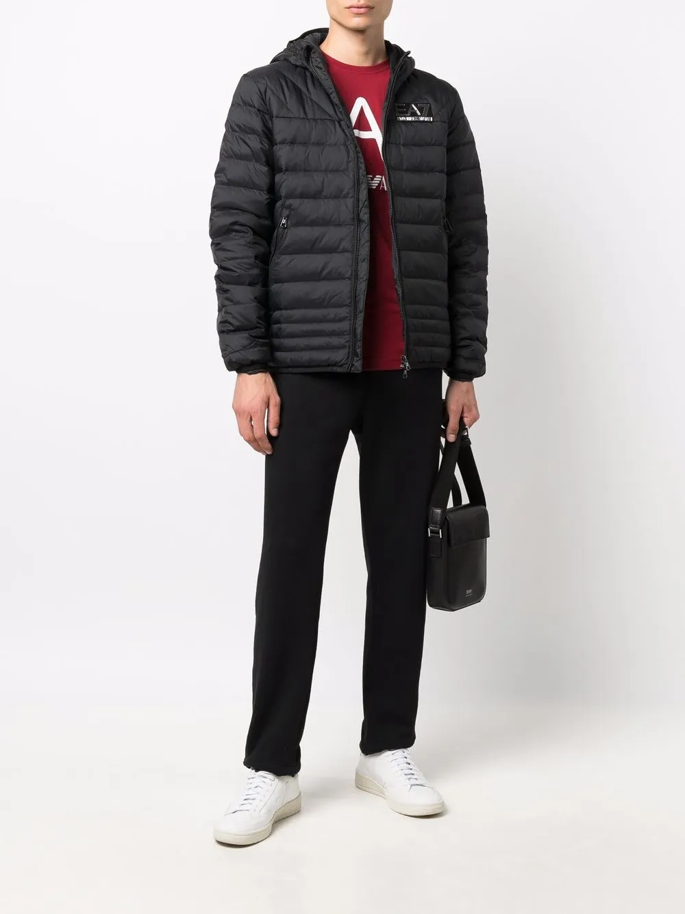 фото Ea7 emporio armani пуховик с логотипом