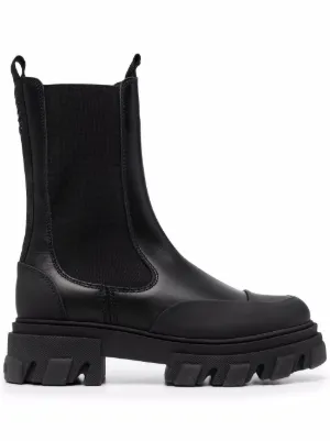 GANNI チャンキーソール アンクルブーツ 通販 - FARFETCH