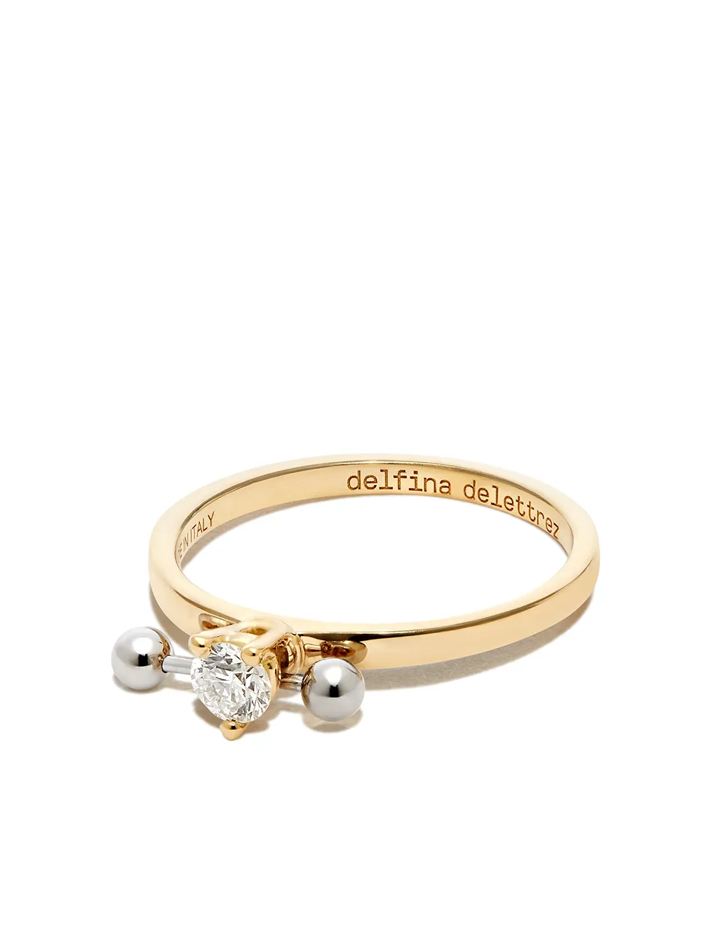 

Delfina Delettrez DELFINA 18K YG WG RND WHT DIAM 0.16CT TW - Dorado