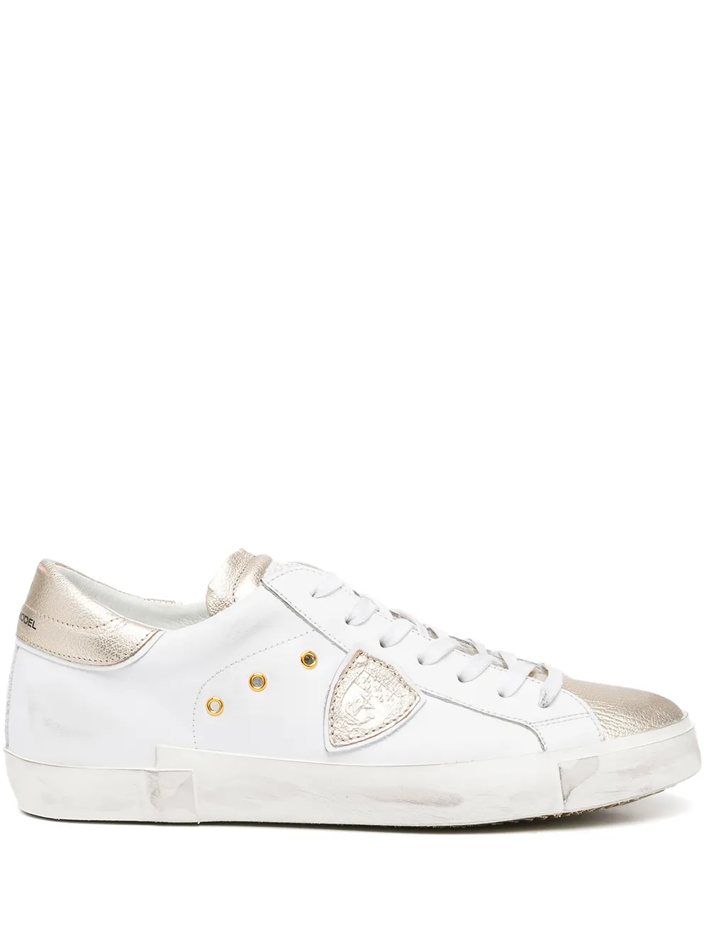 

Philippe Model Paris distressed low-top sneakers - White