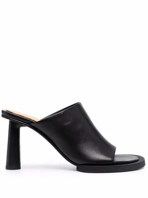 jacquemus 不对称中跟穆勒鞋