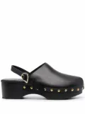 Ancient Greek Sandals Classic Closed 70mm studded clogs - Black