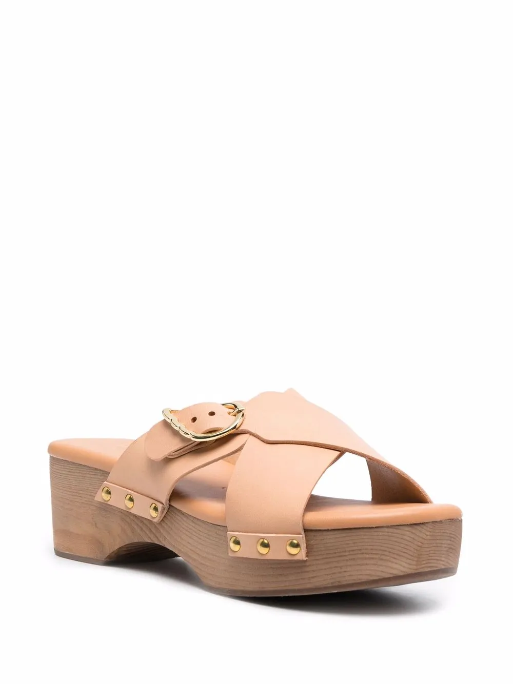 Shop Ancient Greek Sandals Mari-lisa Clog Sandals In Nude