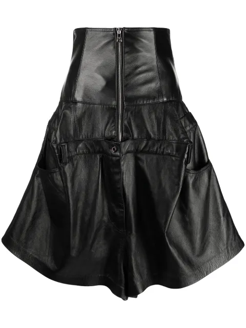 Natasha Zinko shorts con diseño de corset